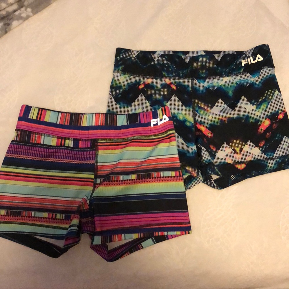 Fila compression running shorts